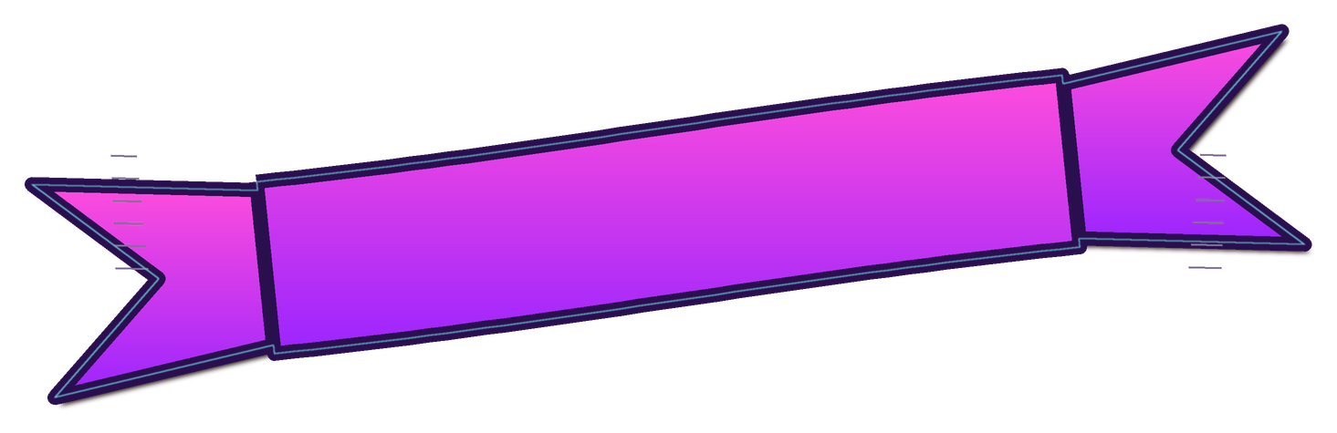 Preview for Magenta Neon Ribbon Sticker