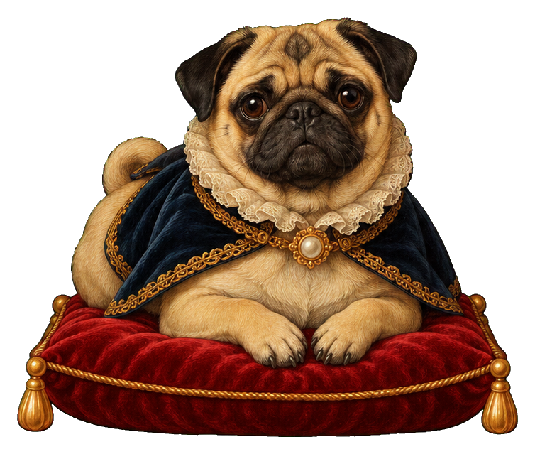 Preview for Velvet Cushion Pug