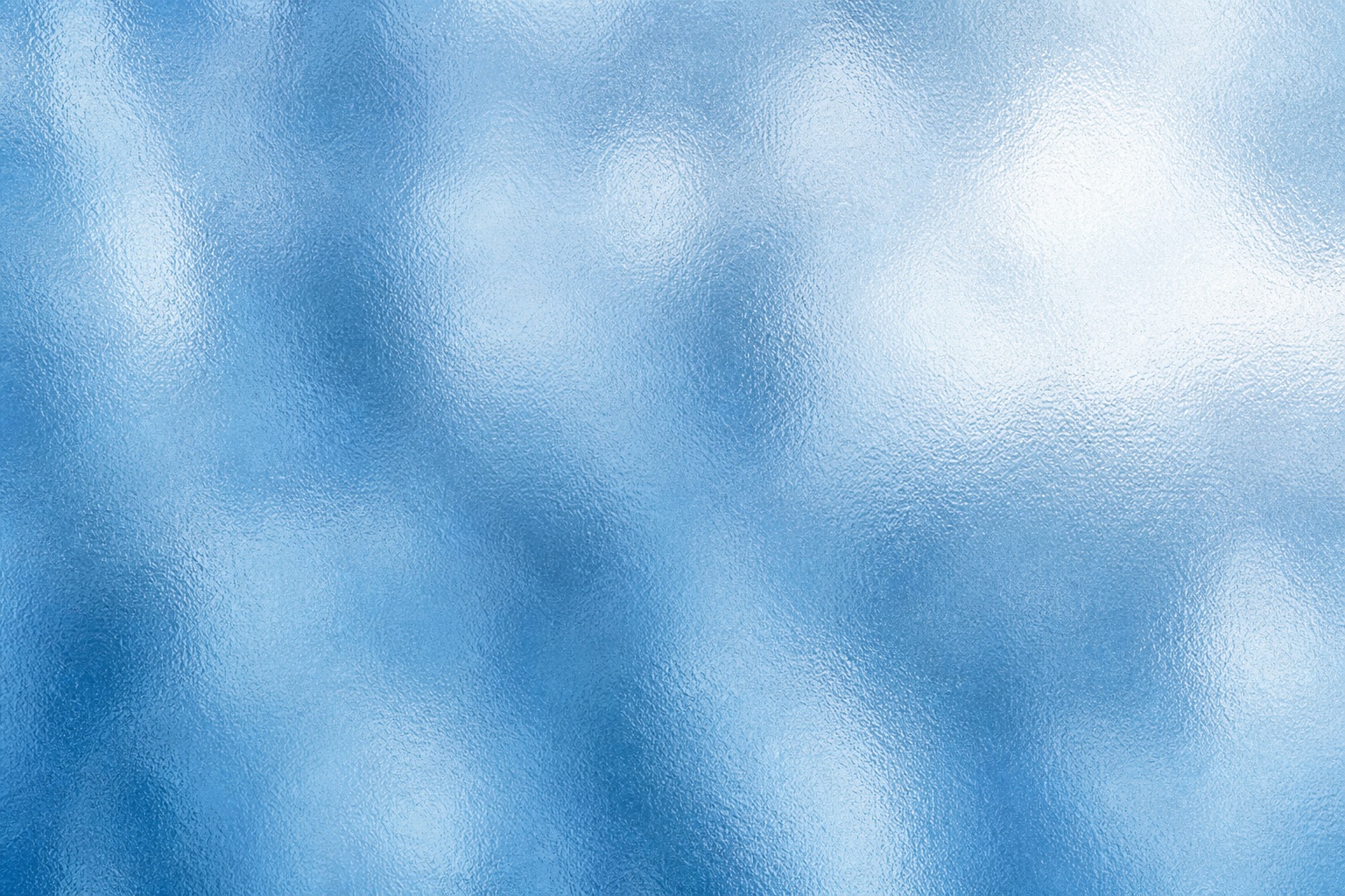 Blue frosted glass texture with a soft translucent, mottled surface