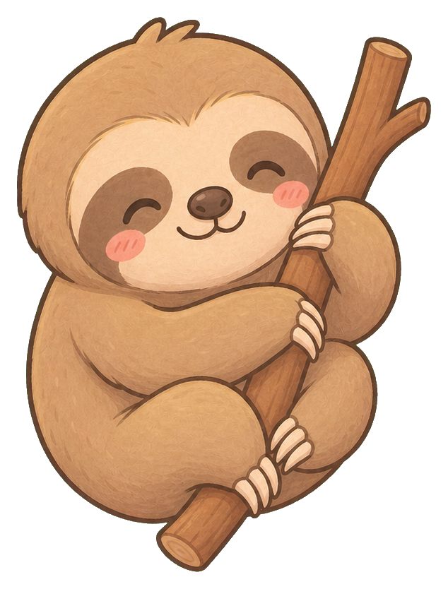Preview for Sleepy Sloth Sticker