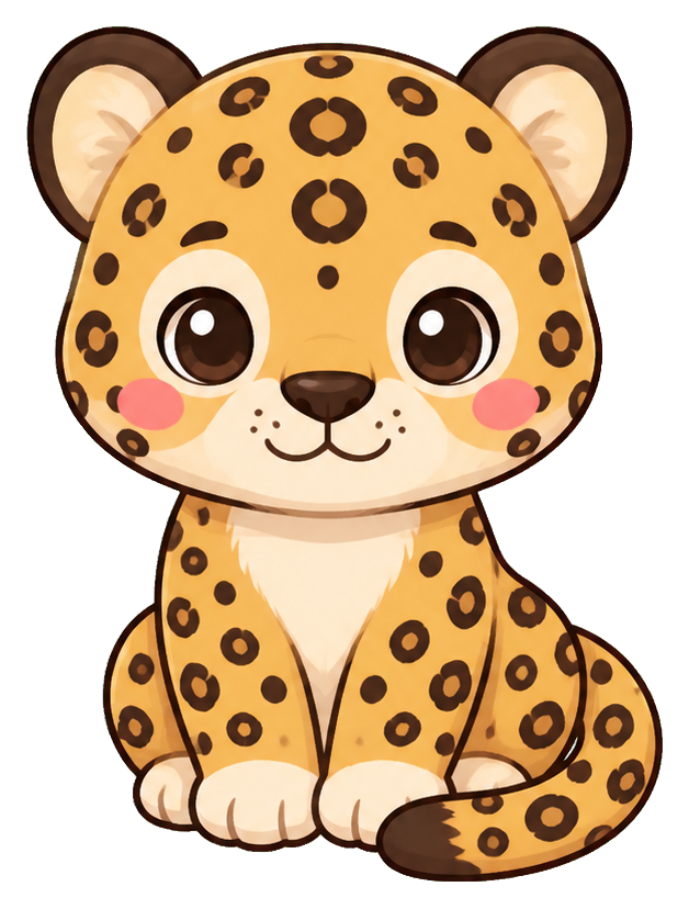 Preview for Pastel Kawaii Jaguar Sticker