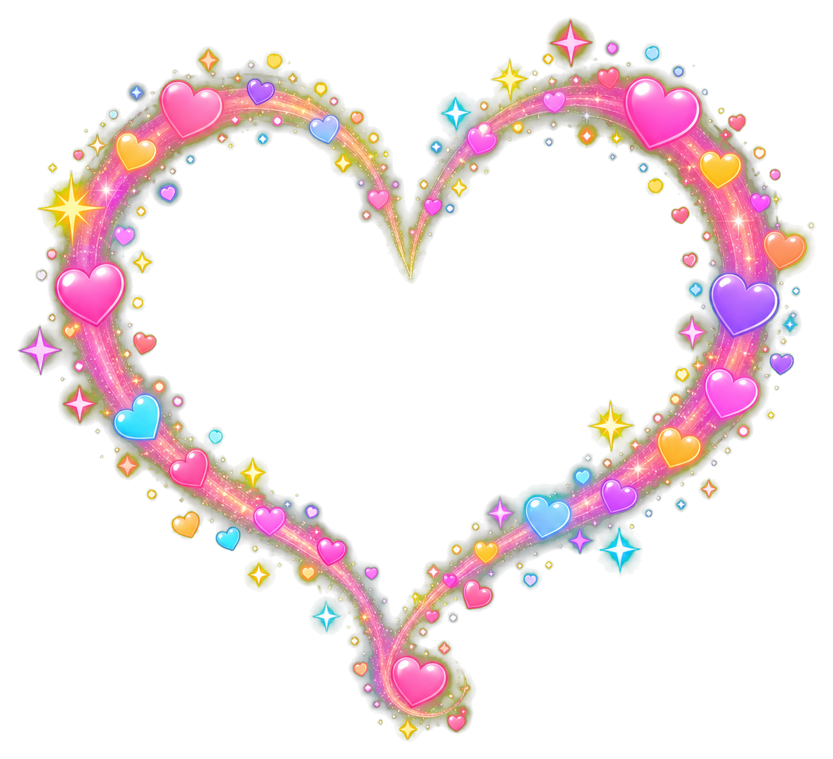 Preview for Heart Twinkle Trail Sticker
