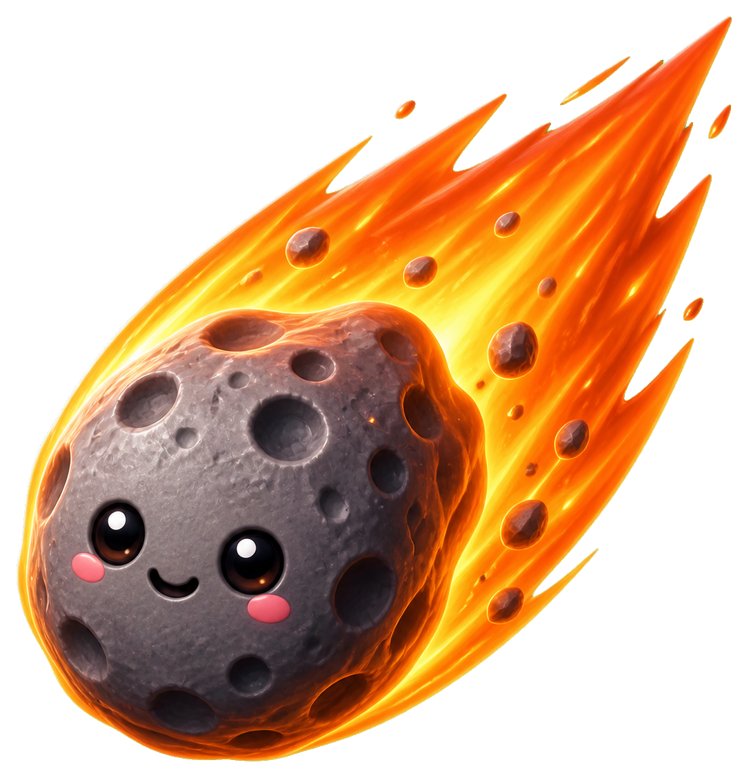 Preview for Meteor Rock Sticker For Space Designs