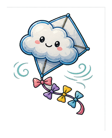 Preview for Cloud Kite Sticker Graphic
