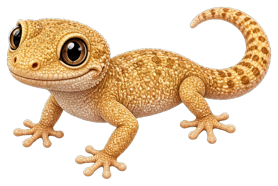Preview for Tiny Tan Gecko Sticker