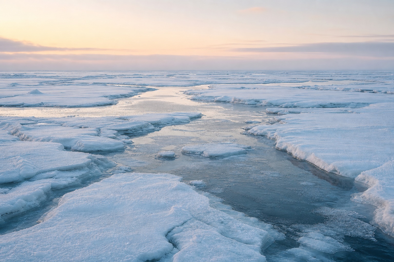 Preview for Pale Polar Dawn Arctic Ice Field Background