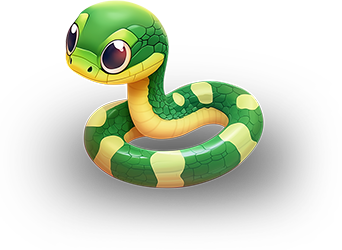 Preview for Cartoon-green-snake-character-animal-sticker-c3fae