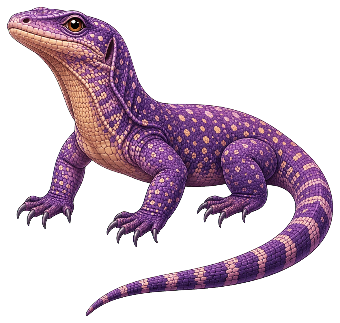 Preview for Purple Monitor Lizard Sticker