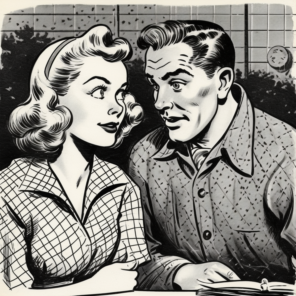 Preview for Vintage-couple-illustration-vintage-meme-background-c3dc0