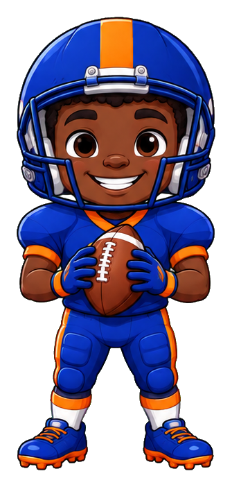 Preview for Cobalt Pocket Passer Football Sticker