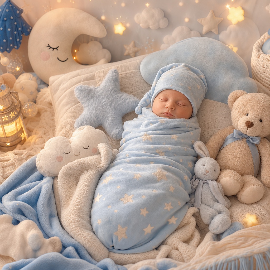Preview for Soft Baby Nursery Starry Background
