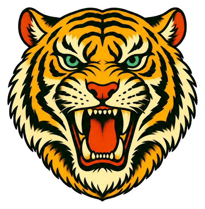 Preview for Tattoo Flash Tiger Head