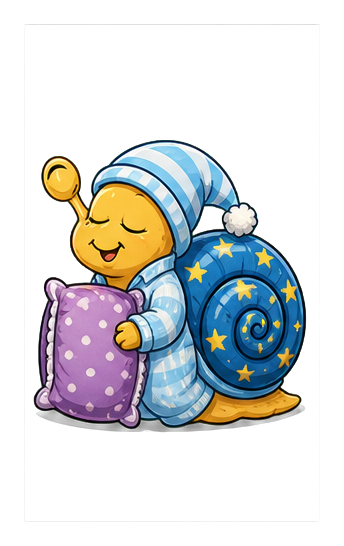Preview for Pajama Snail Sticker