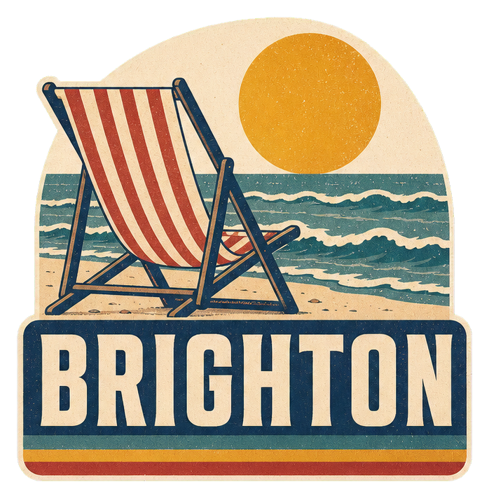 Preview for Brighton Beach Retro Sticker Graphic
