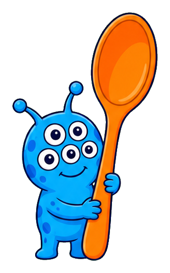 Preview for Funny Cartoon Alien Sticker