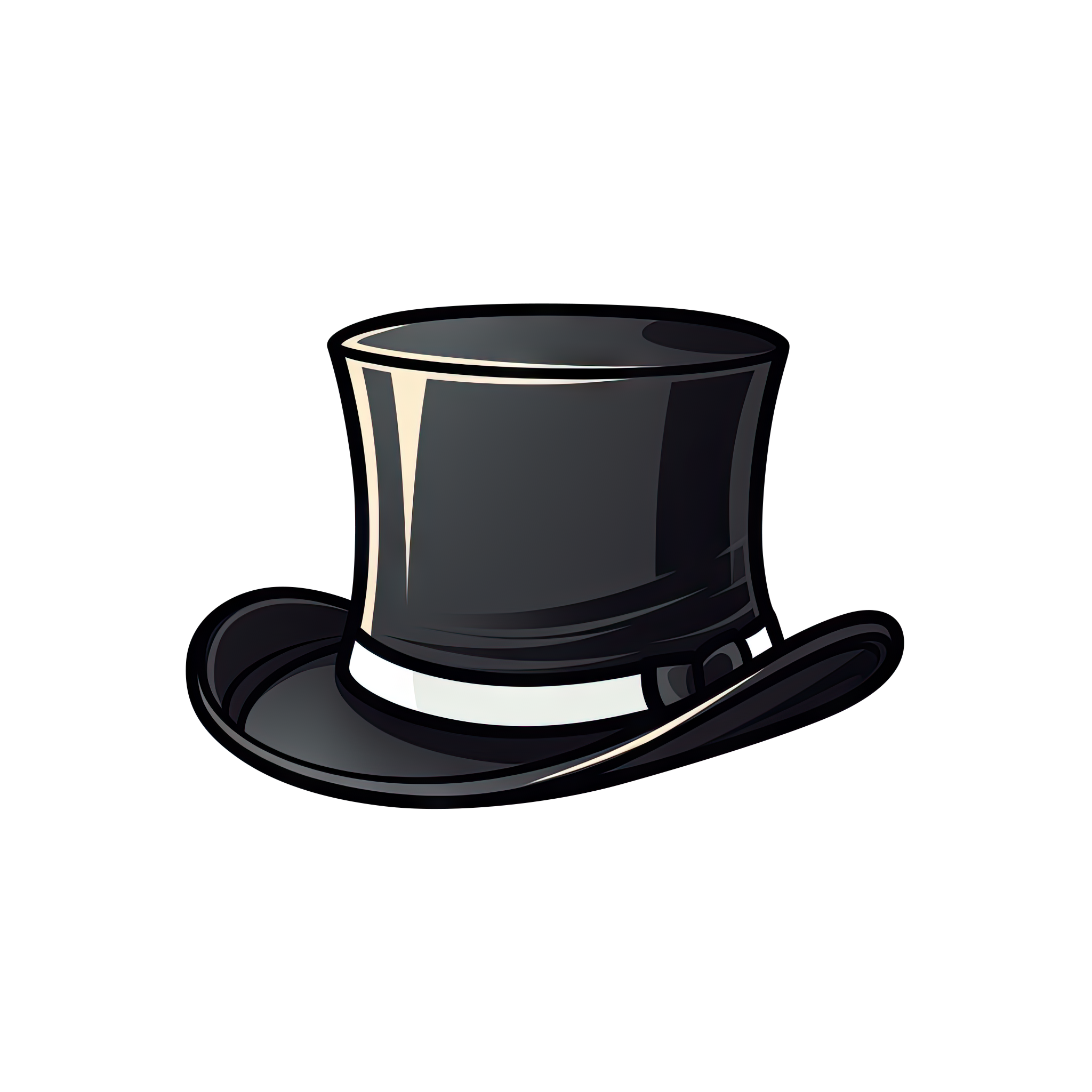 Preview for Top-hat-icon-new-year-sticker-8f106