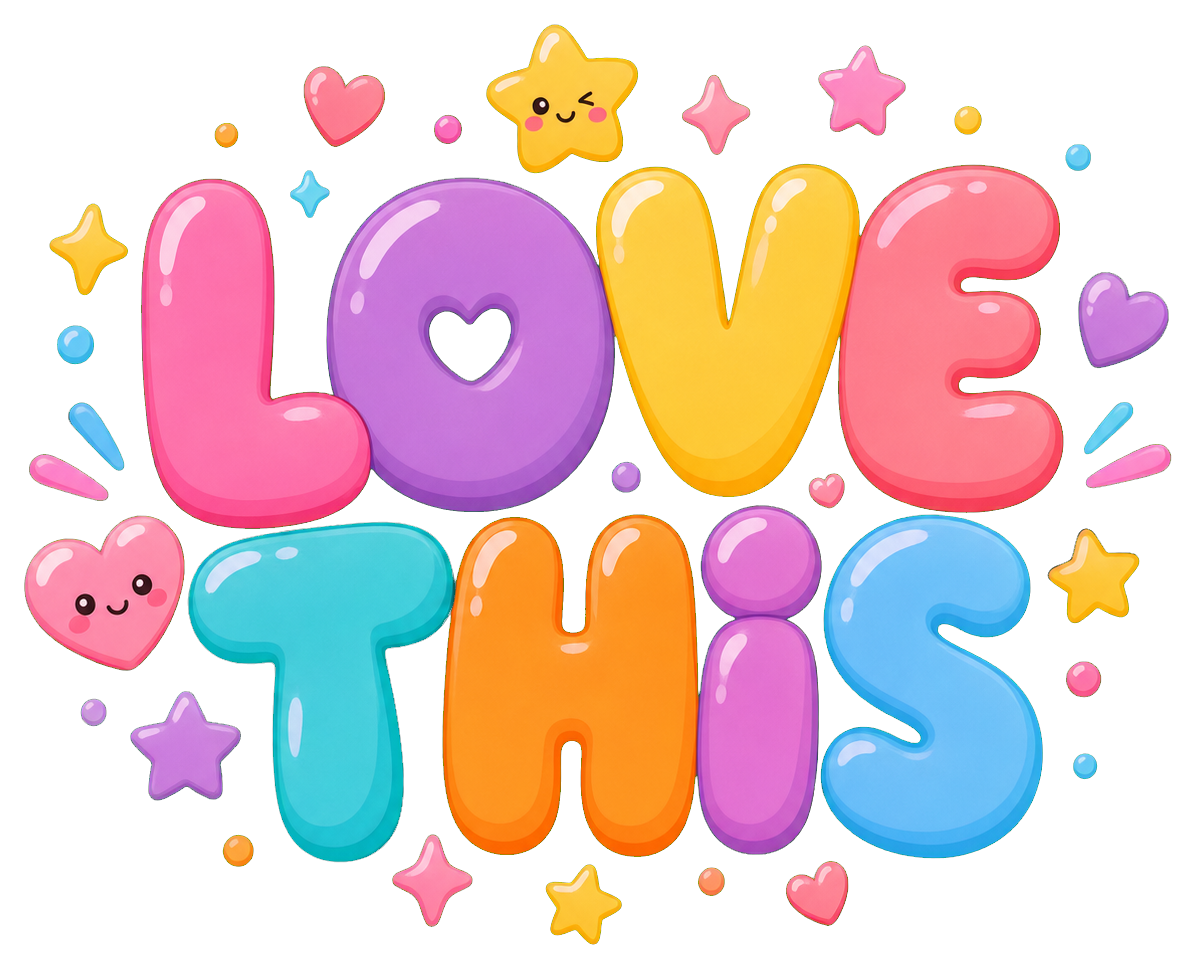Preview for Love This Text Sticker