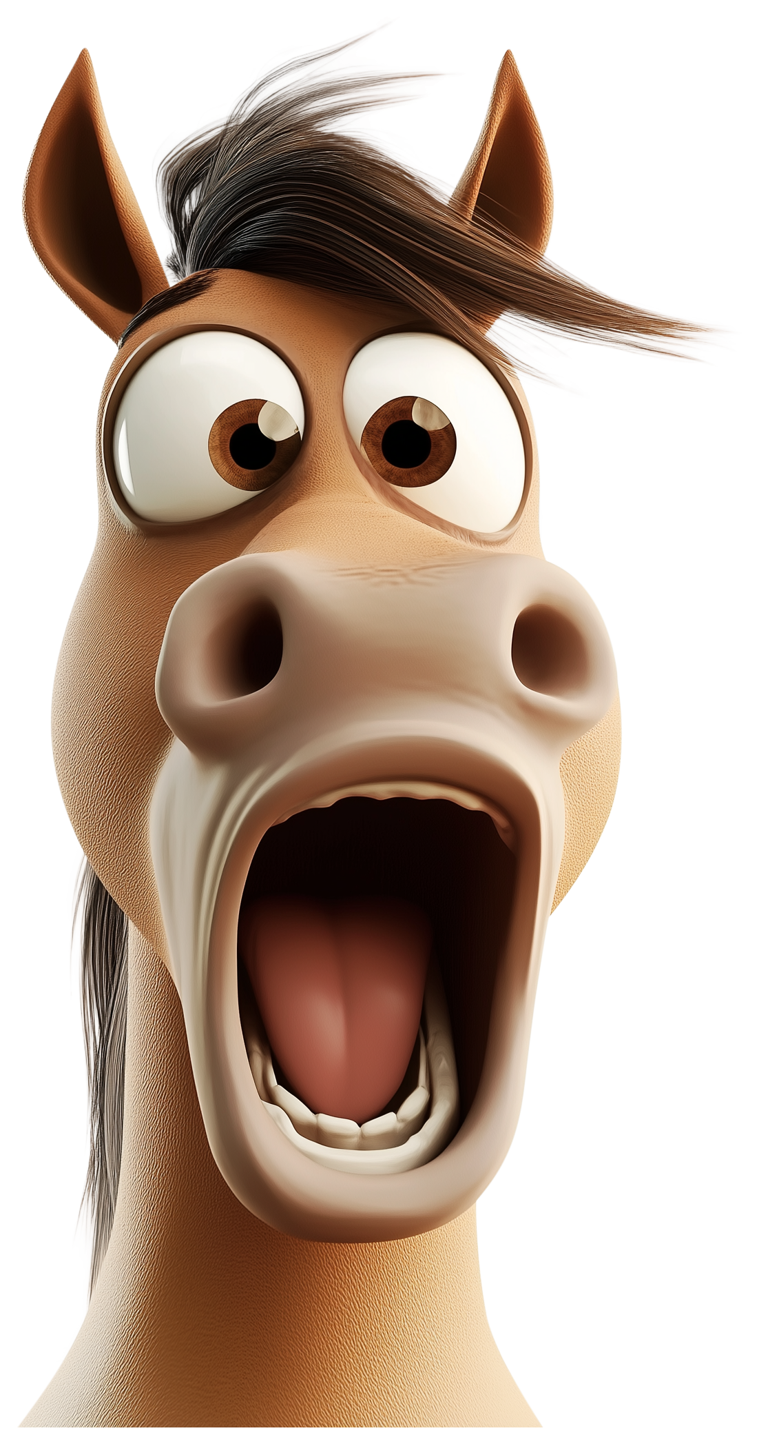 Preview for Surprised Horse Emoji Sticker