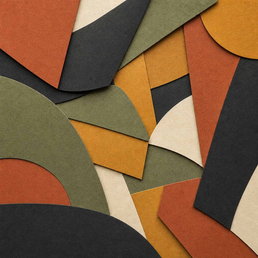 Preview for Earth Modern Geometric Paper Cut Background