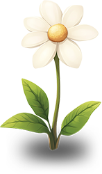 Preview for White-flower-illustration-flora-sticker-8bbd2