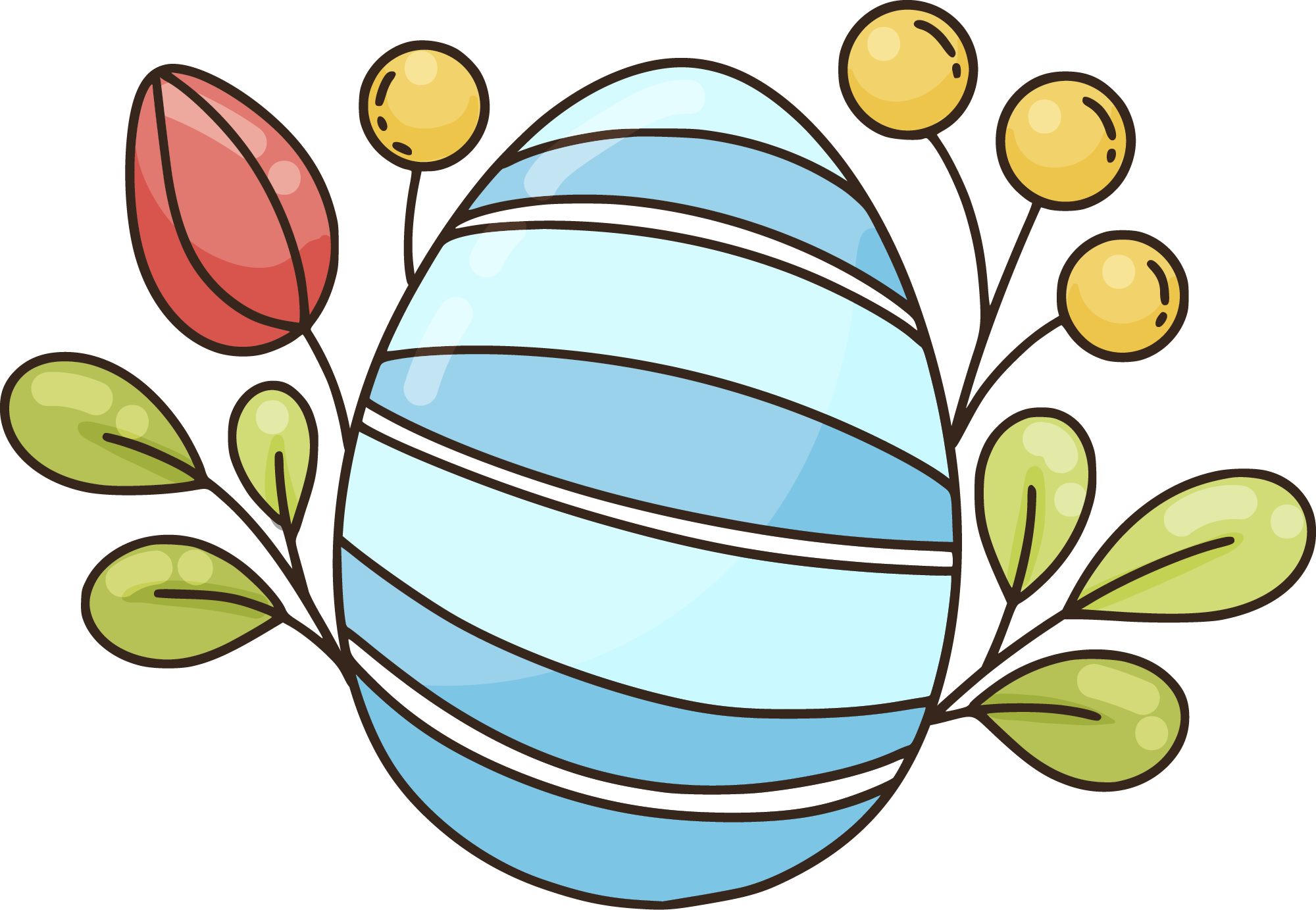 Preview for Decorated-easter-egg-sticker-ccf14