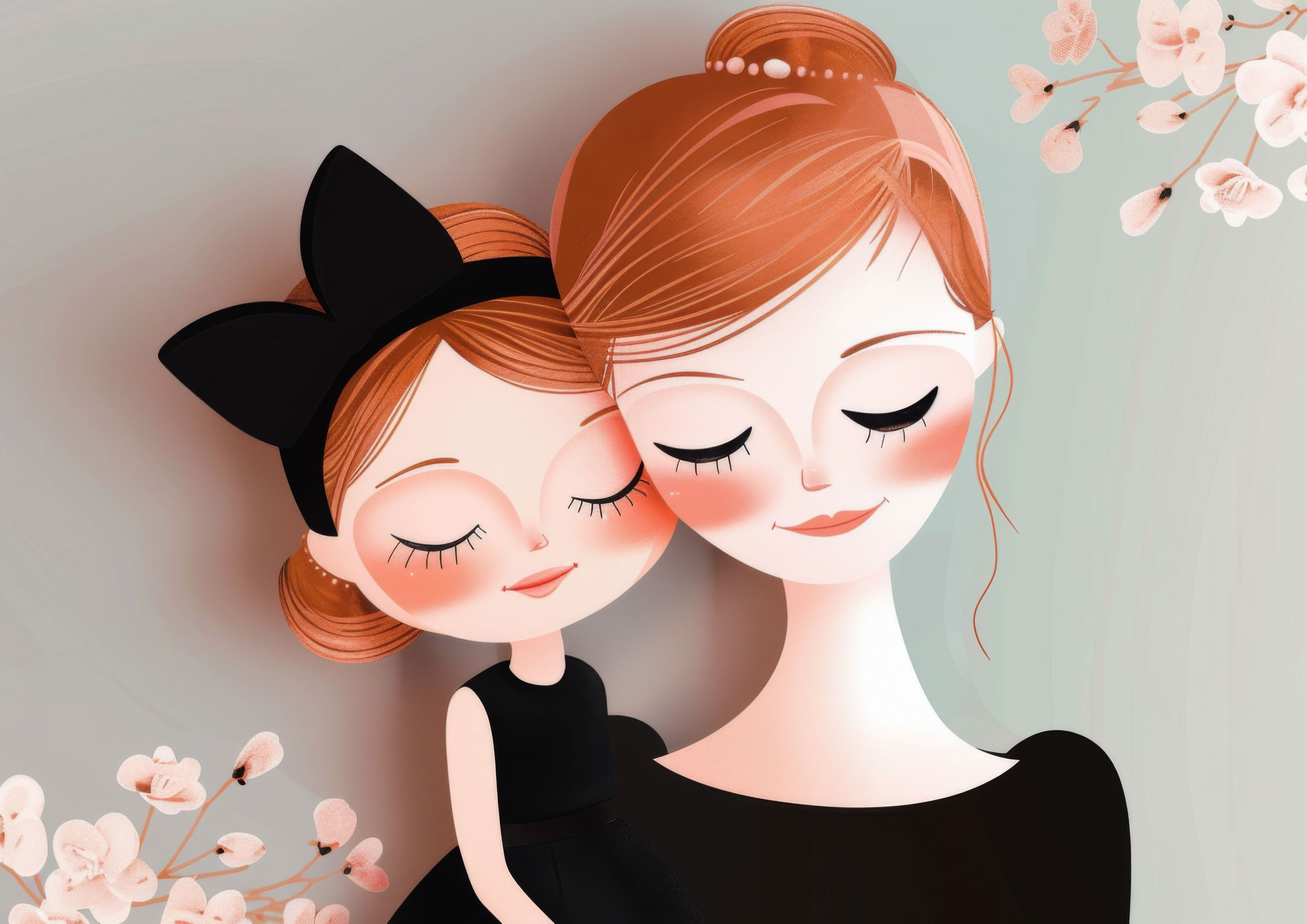 Preview for Mother-daughter-illustration-mothers-day-background-9d125