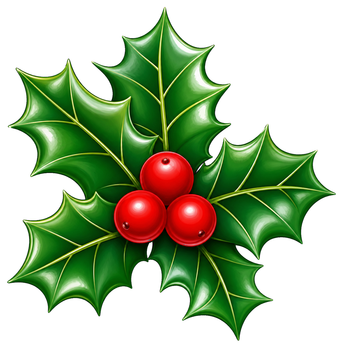 Preview for Christmas Holly Sprig Sticker