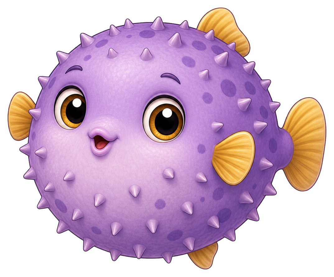 Preview for Pufferfish Sticker