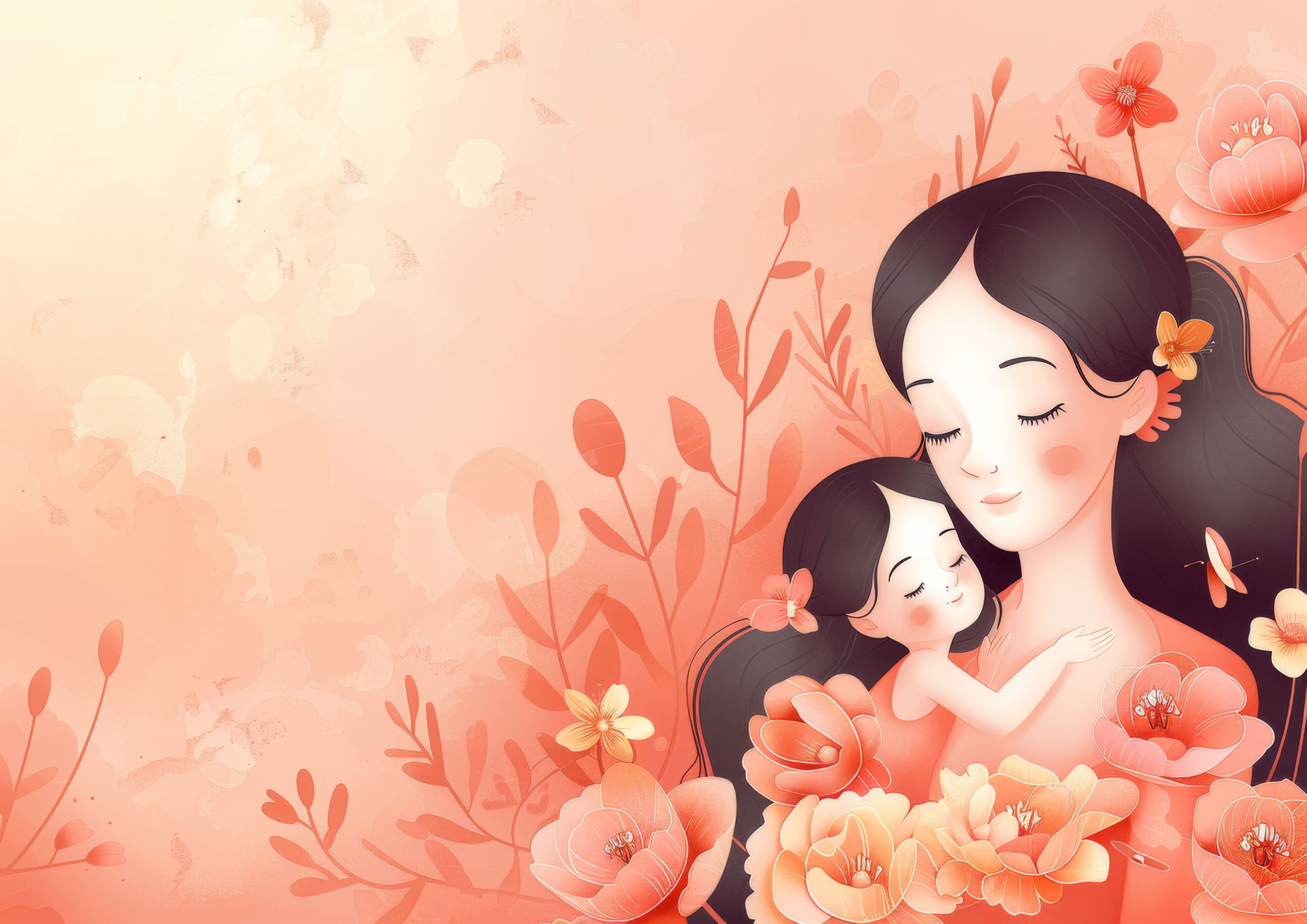 Preview for Mother-child-illustration-mothers-day-background-badf2