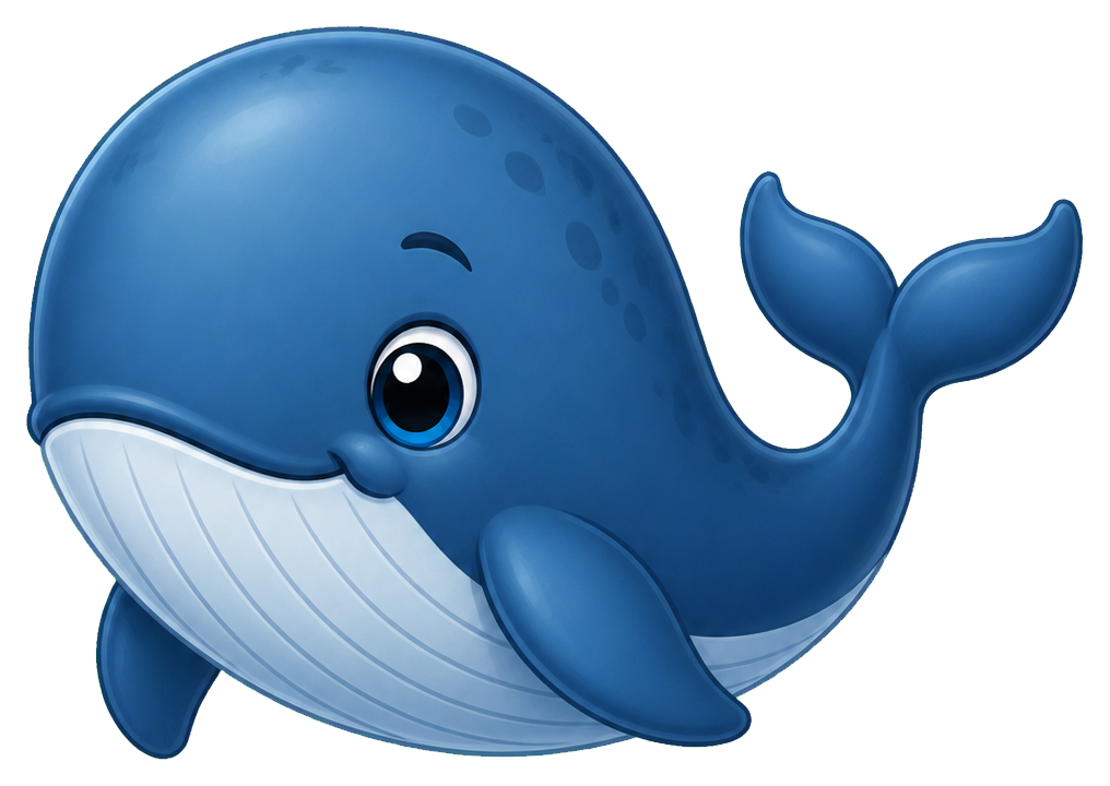 Preview for Blue Whale Sticker Graphic