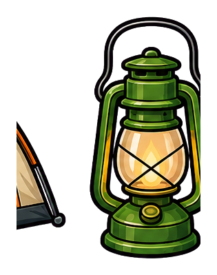 Preview for Camp Lantern Sticker