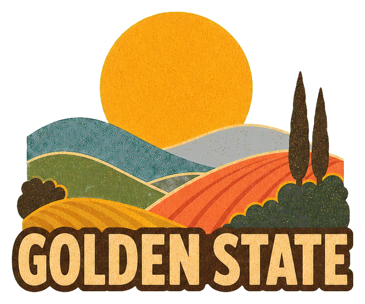 Preview for Golden State Hills California Sticker