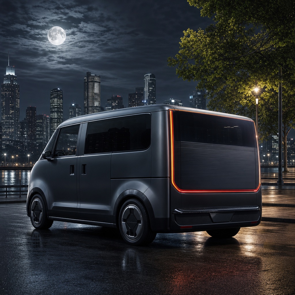 Preview for Moonlit Urban Vehicle Background