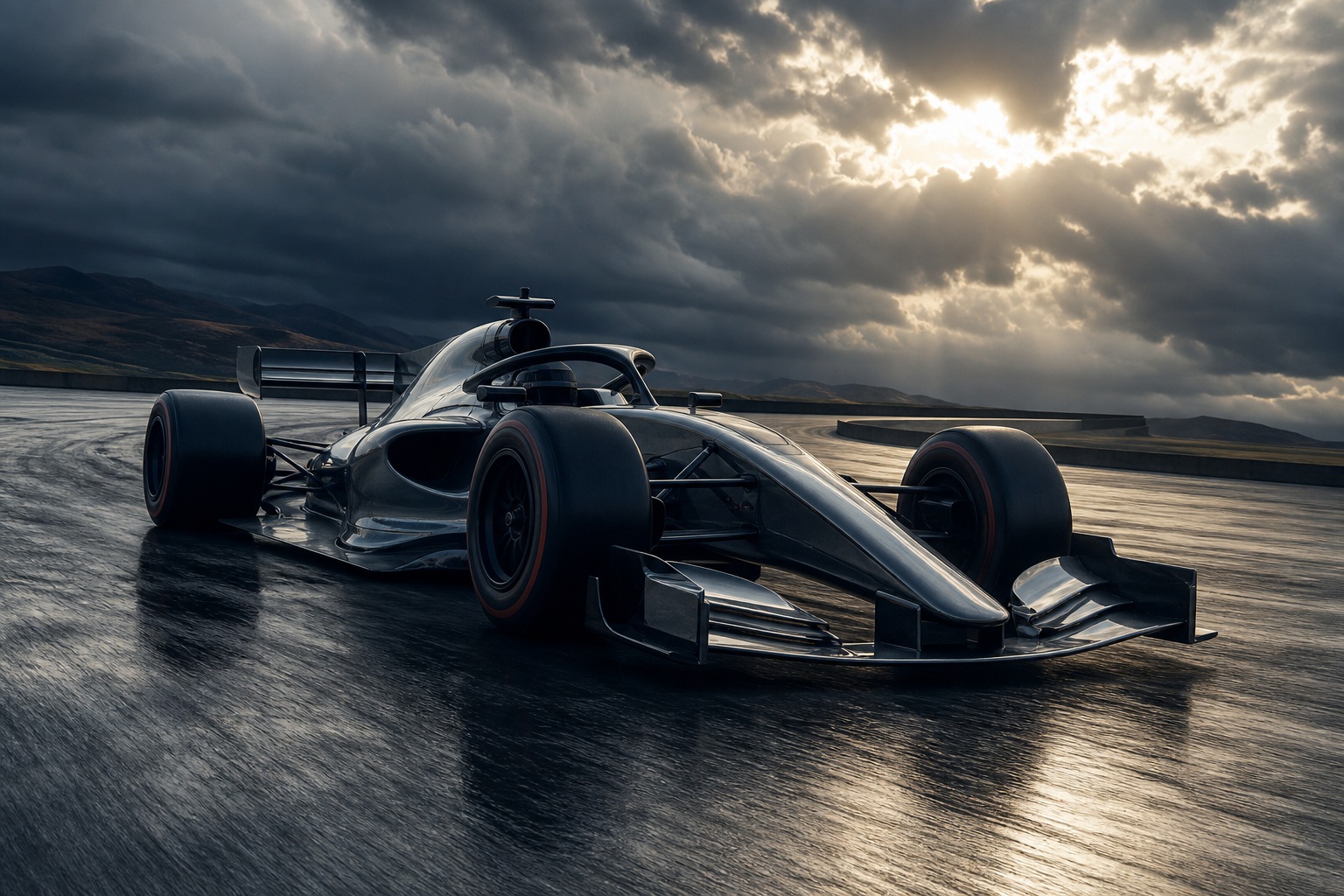 Preview for Open Wheel Race Car Stormlight Background