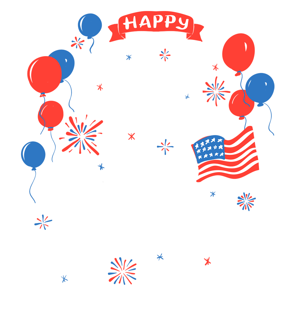 Preview for Happy-4th-july-celebrations-fourth-of-sticker-4e970
