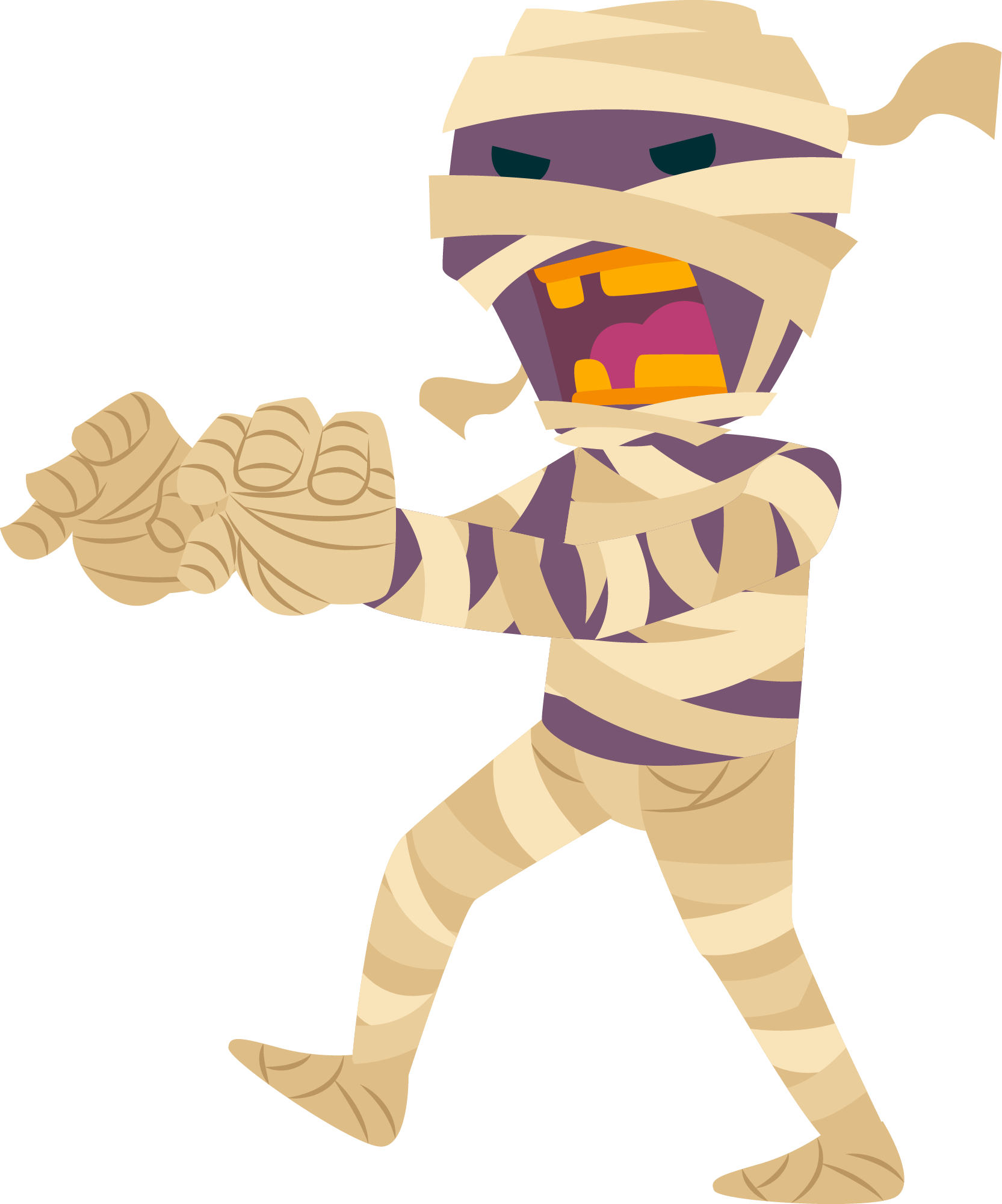 Preview for Cute-mummy-character-for-halloween-halloween-characters-sticker-e6358