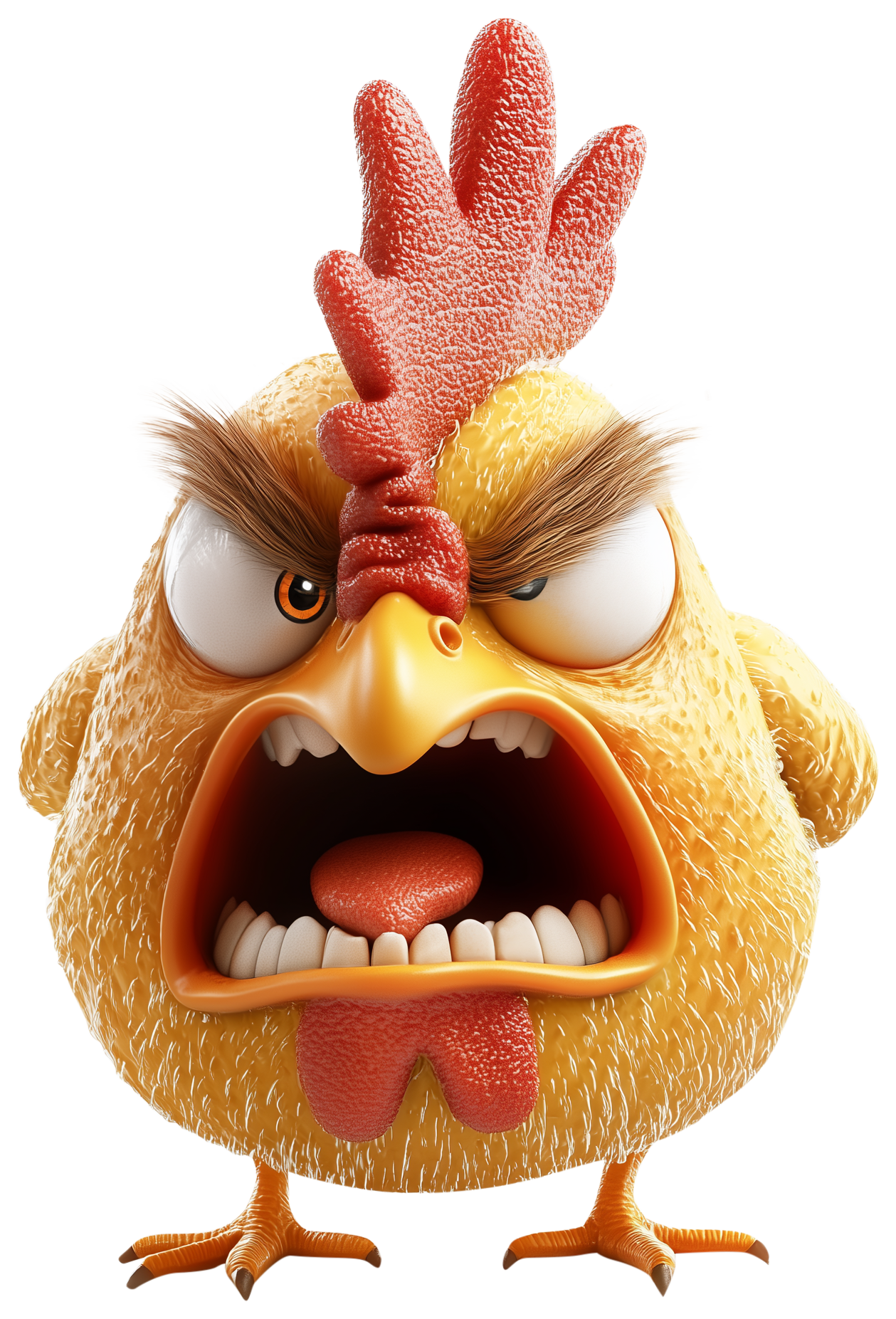 Preview for Chicken Emoji Sticker Graphic