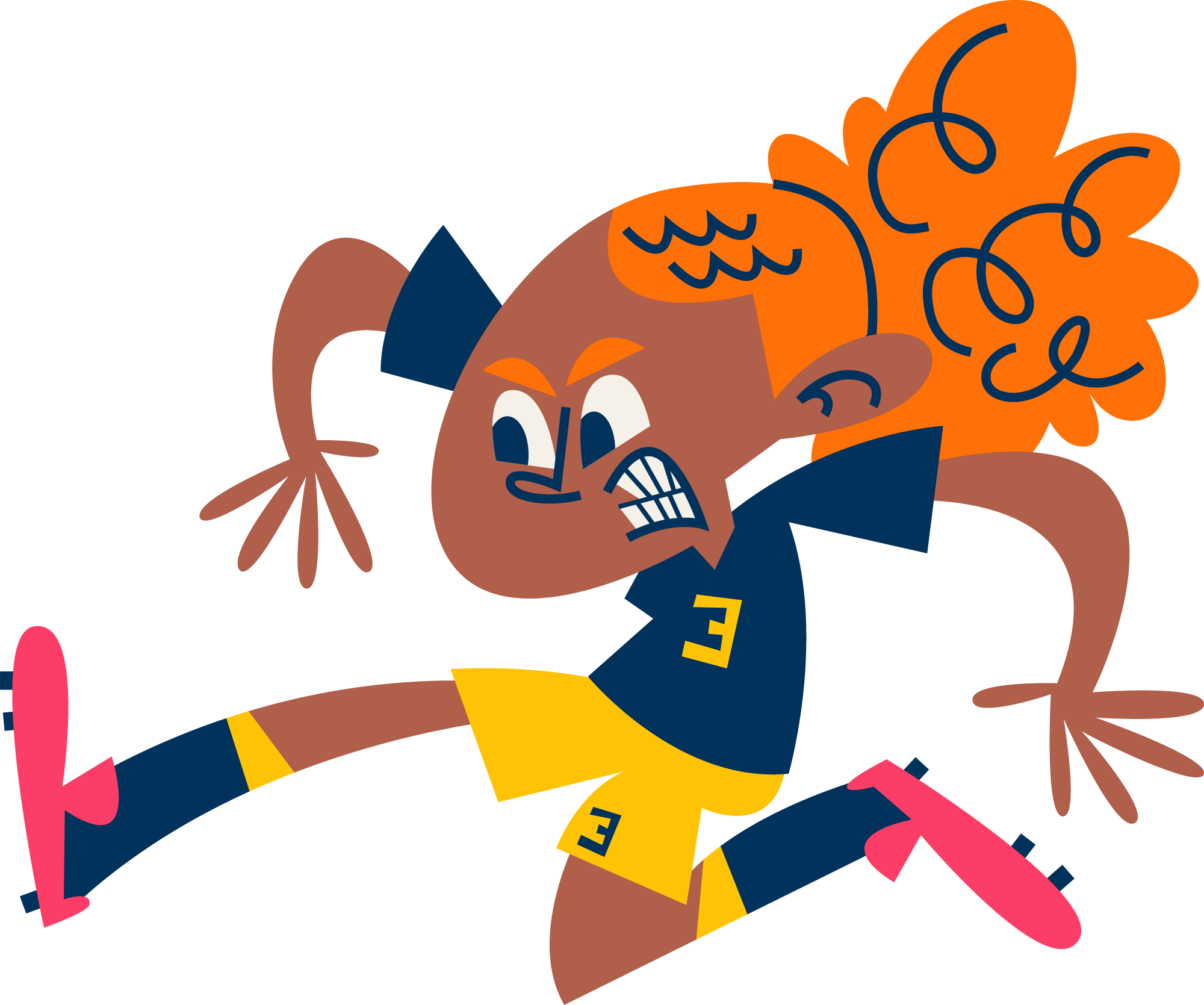 Preview for Cartoon-character-running-soccer-sticker-423e3