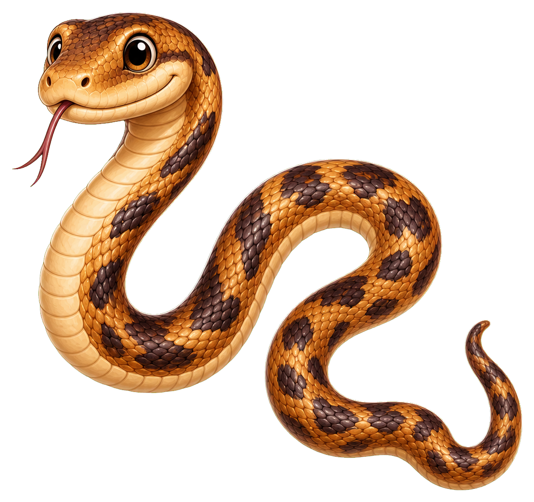 Preview for Friendly Snake Curve Sticker