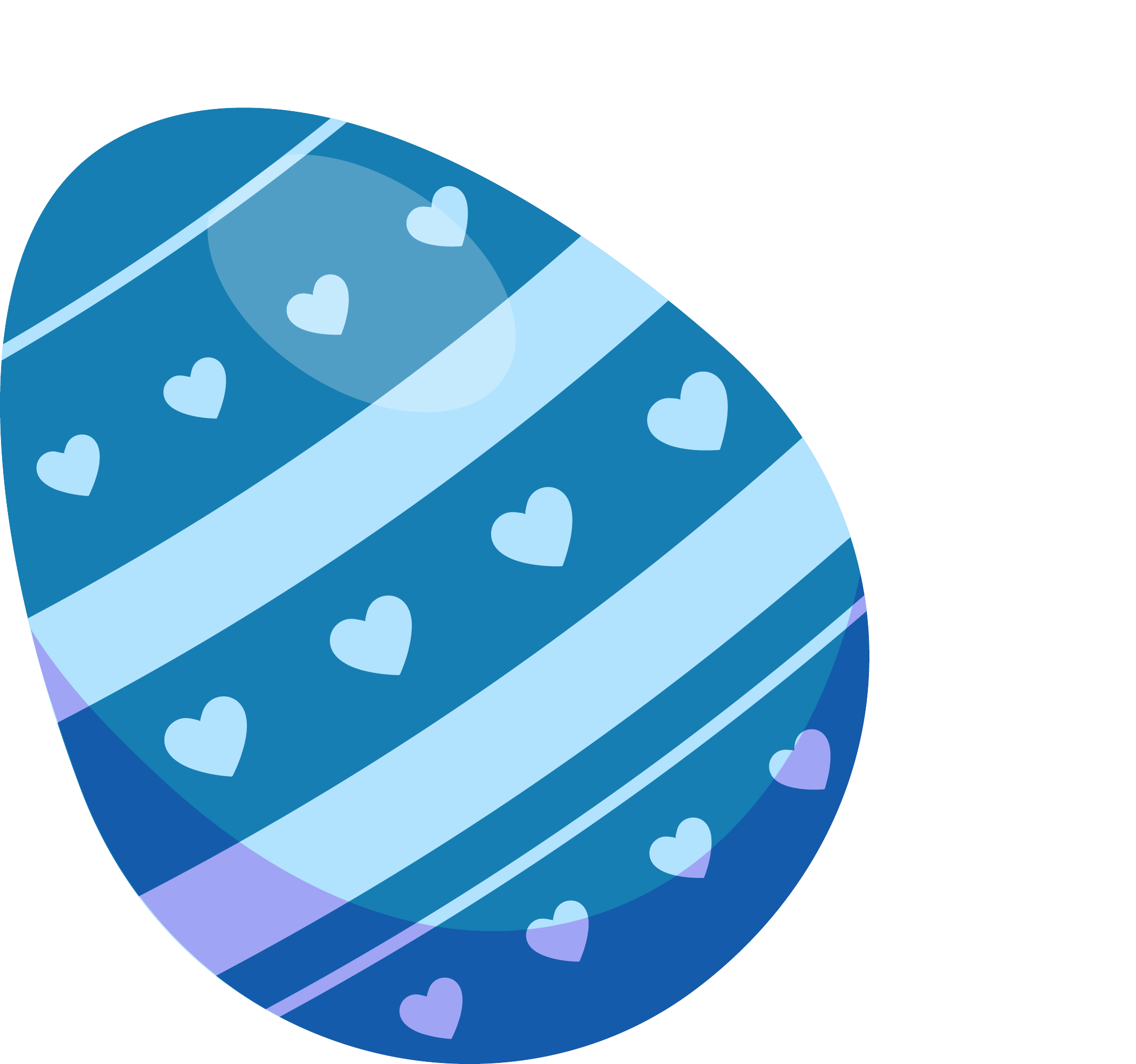 Preview for Blue-easter-egg-with-hearts-sticker-e86a8