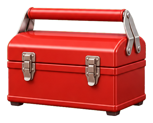 Preview for Red Toolbox Sticker Graphic