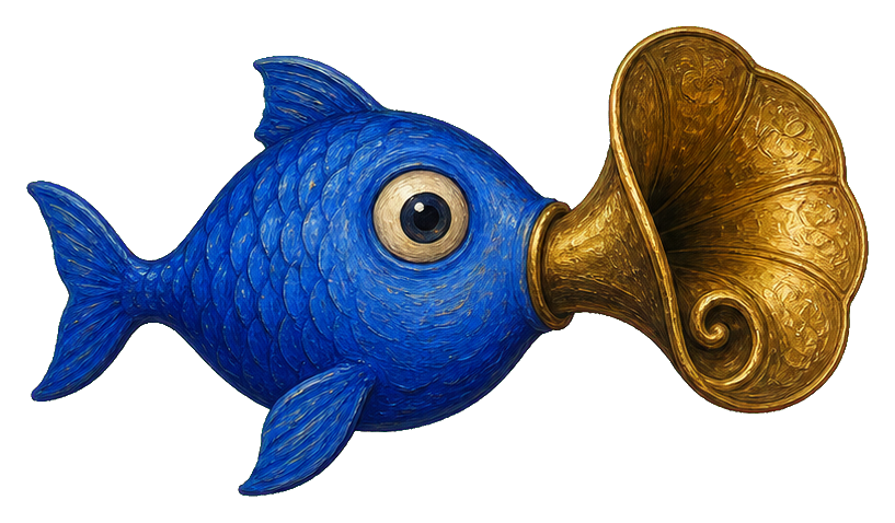 Preview for Spiral Horn Fish Sticker