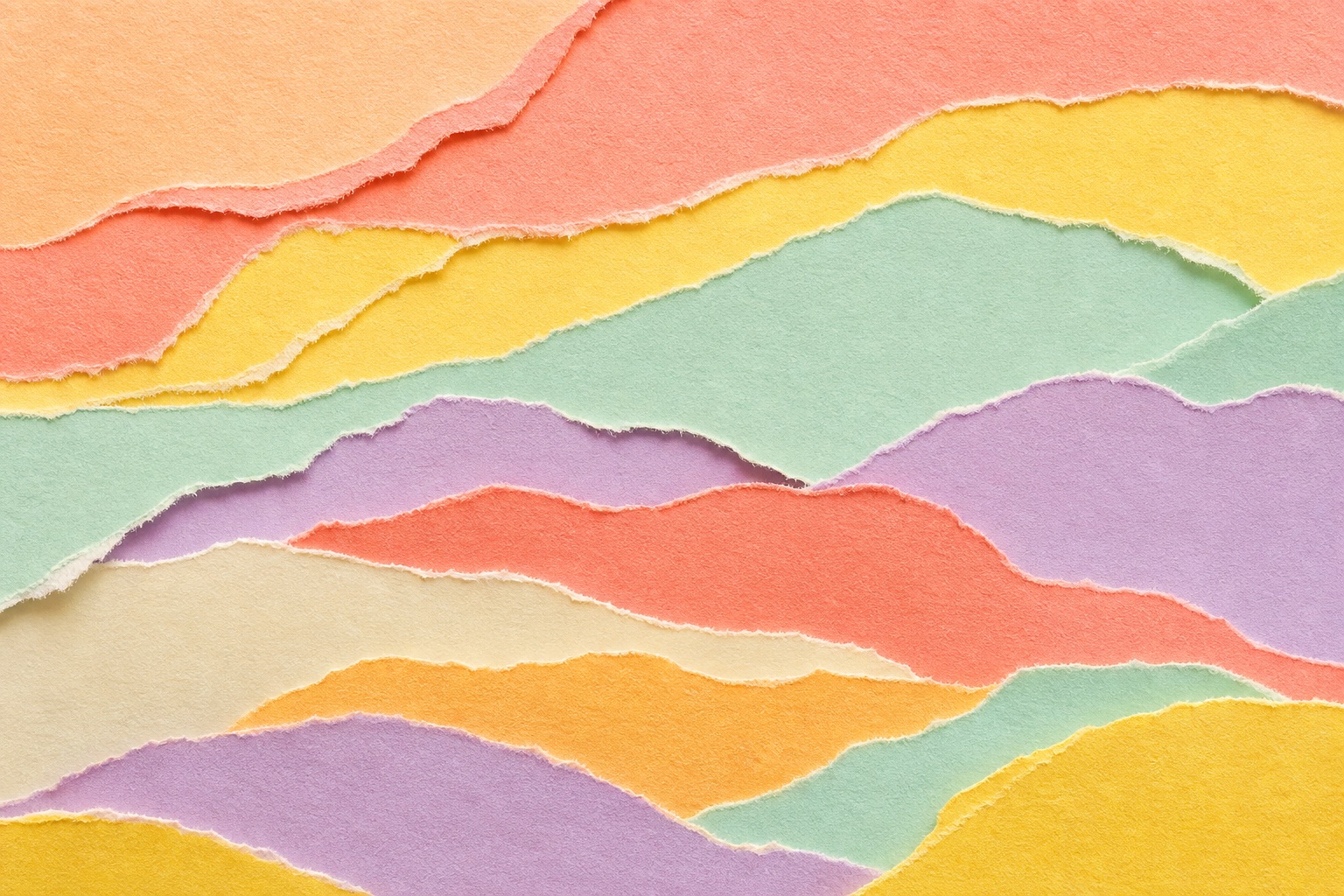 Preview for Pastel Citrus Layered Torn Contours Background