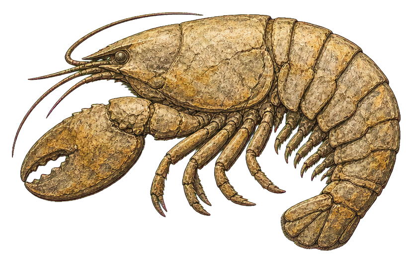 Preview for Lobster Fossil Sticker
