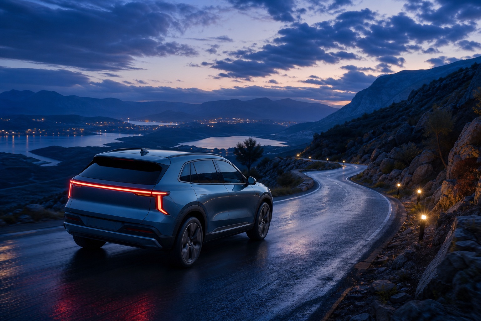 Preview for Family Suv Blue Hour Background