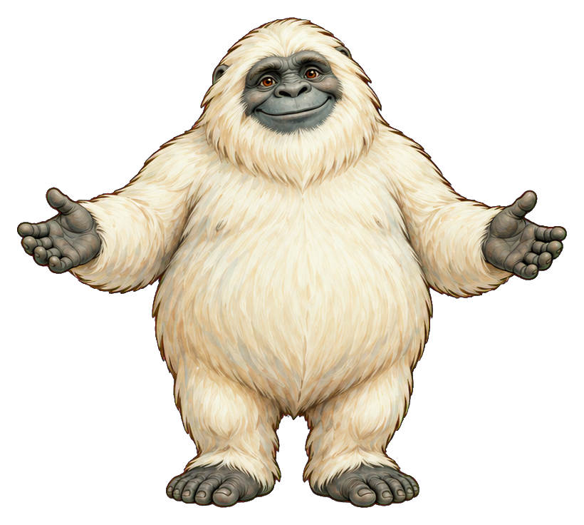 Preview for Cryptid Friendly Yeti