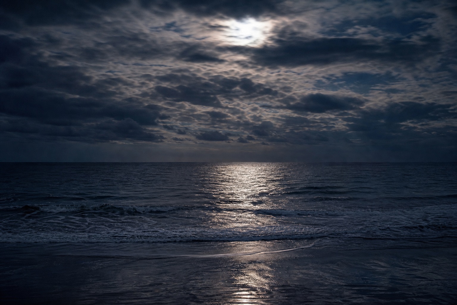 Preview for Moonlit Ocean Night Background