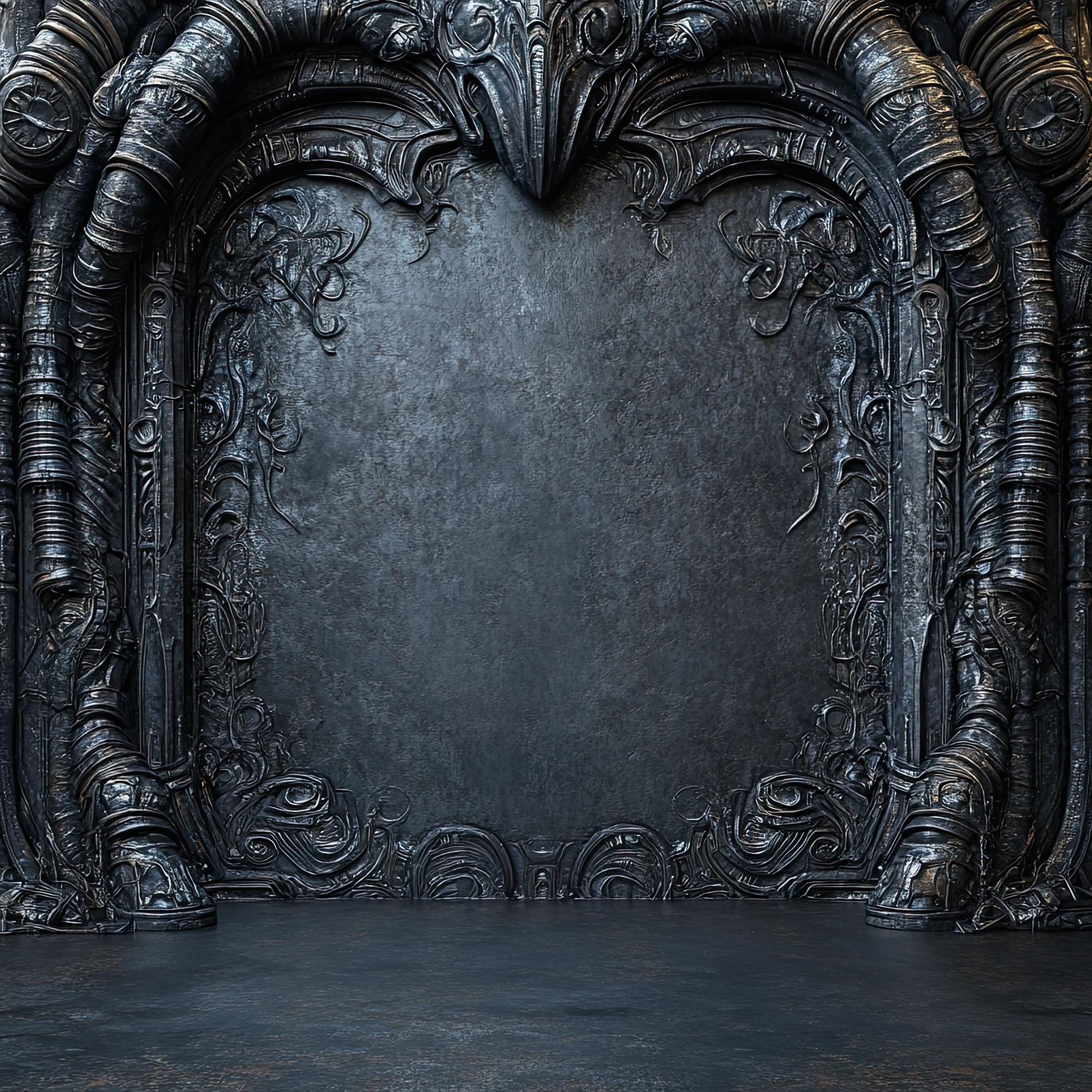 Preview for Dark-ornate-frame-design-spooky-backdrop-background-5e32c