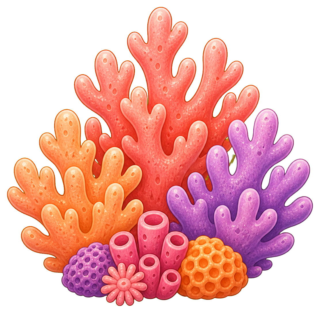 Preview for Coral Cluster Sticker