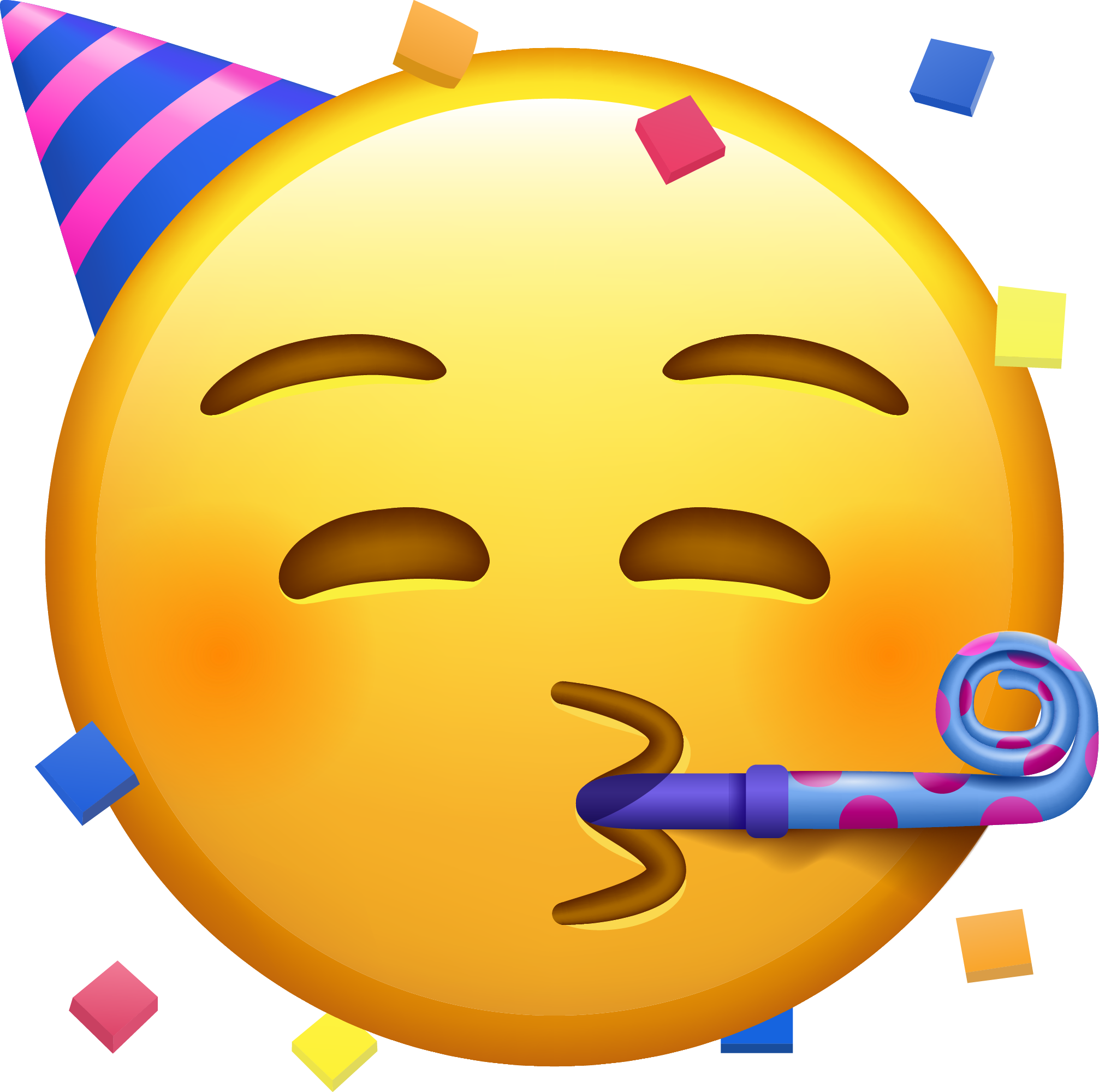 Preview for Party-emoji-celebration-emoji-classic-sticker-23a43